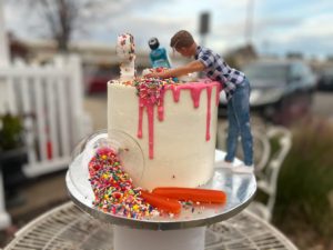 Barbie Hangover Cake