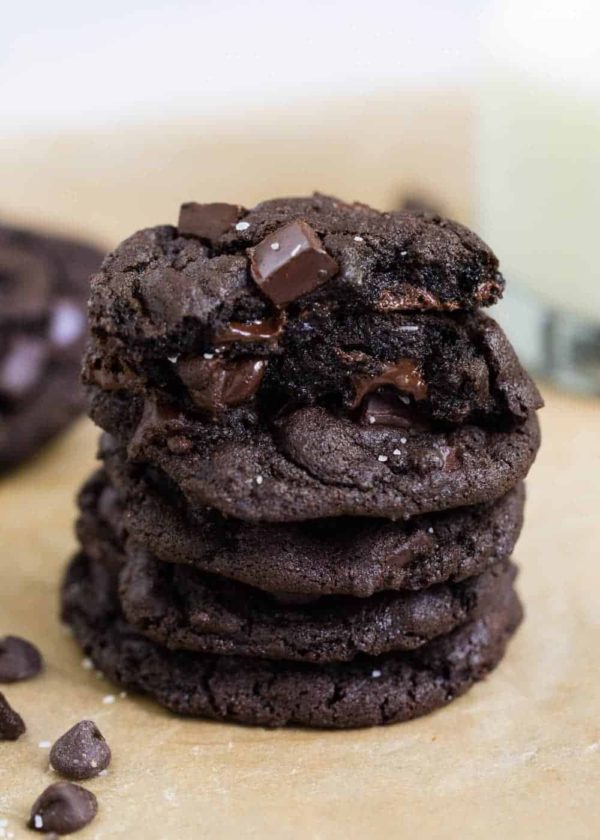 Triple Chocolate Chunk Cookies